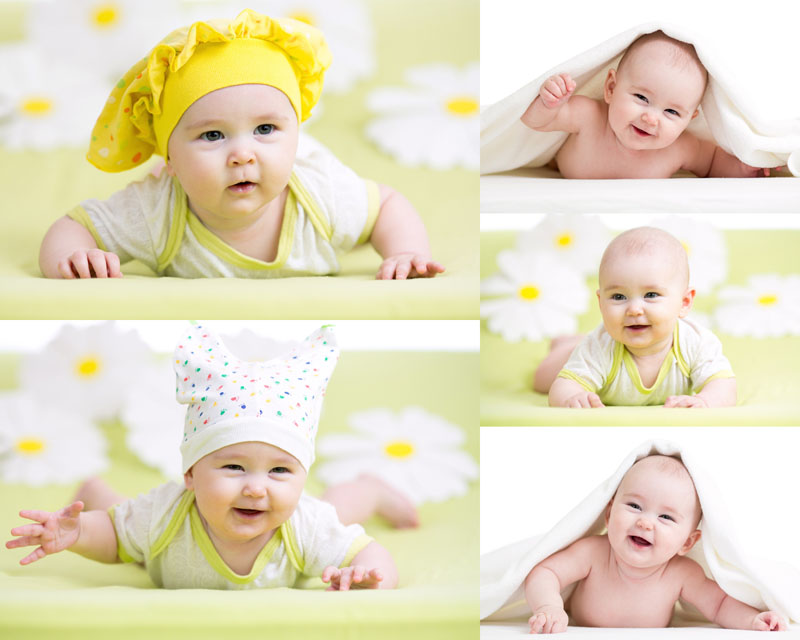 可爱婴儿宝宝摄影高清图片