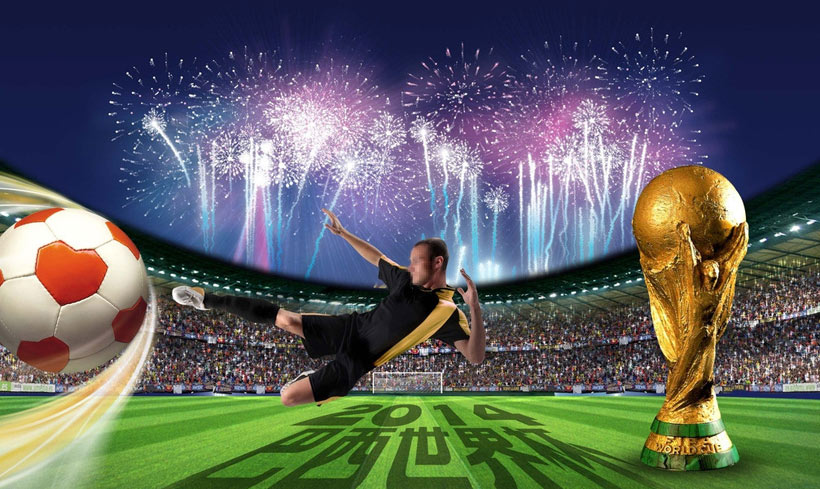 世界杯购物促销海报设计PSD素材 - 爱图网设计图片素材下载
