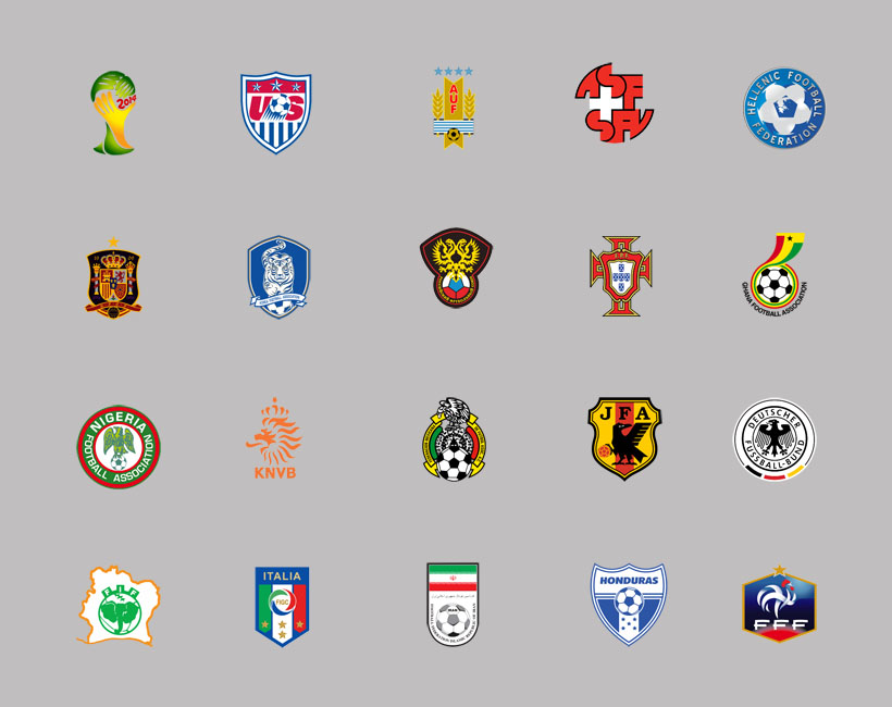 高清世界各国足球队队徽第二辑PNG图标 - 爱图