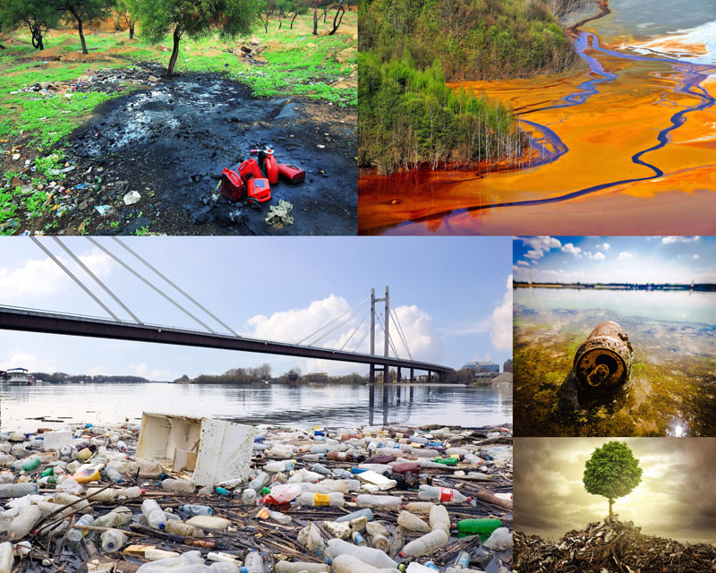 环境污染摄影高清图片