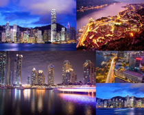 城市夜景风景拍摄高清图片