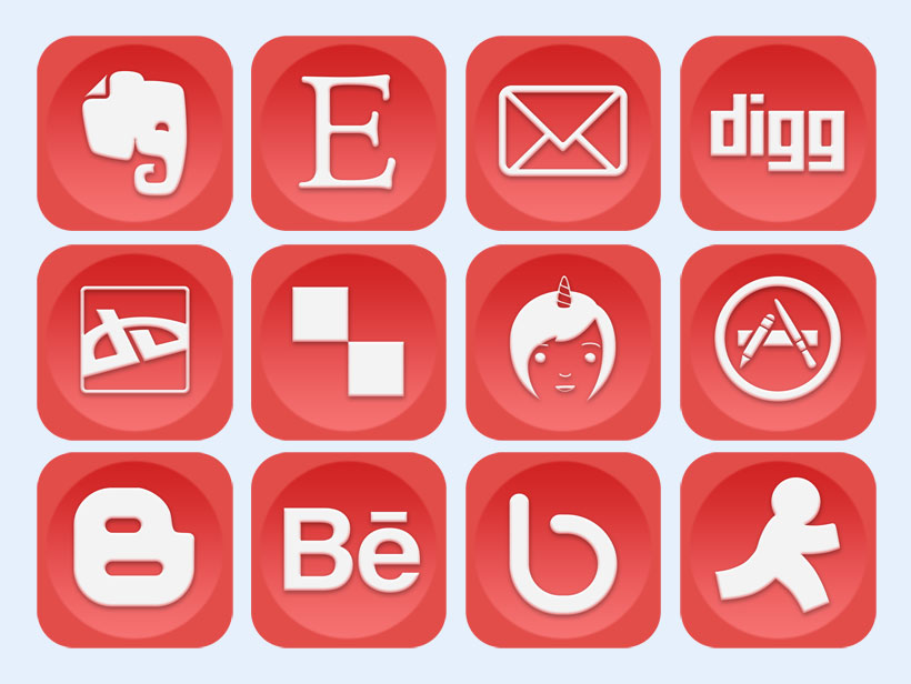 红色的英文字母PNG图标 - 爱图网设计图片素材