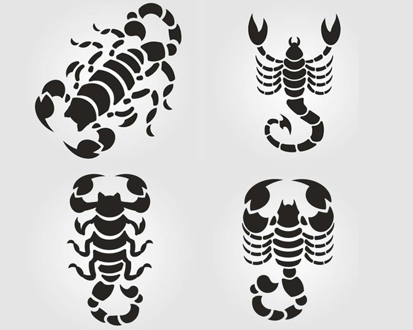 蝎子插画设计矢量素材