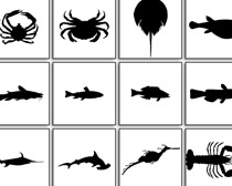 蝦蟹海洋動物形狀