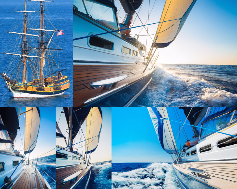 大型航海帆船摄影高清图片 爱图网设计图片素材下载
