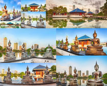 泰国建筑塑像摄影高清图片