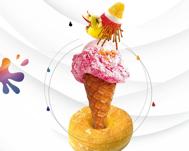 甜品冷饮冰淇淋广告psd素材