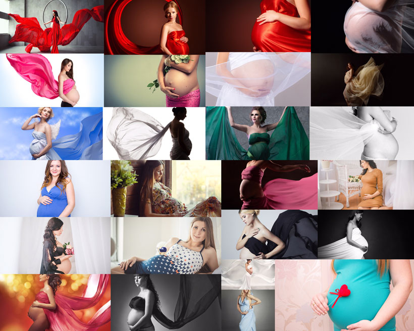 大肚子女性摄影高清图片_大肚子孕妇摄影