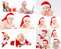 圣诞宝宝写真拍摄高清图片