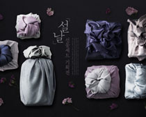韩国香包展示PSD素材