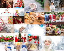 外国圣诞欢乐人们摄影高清图片素材