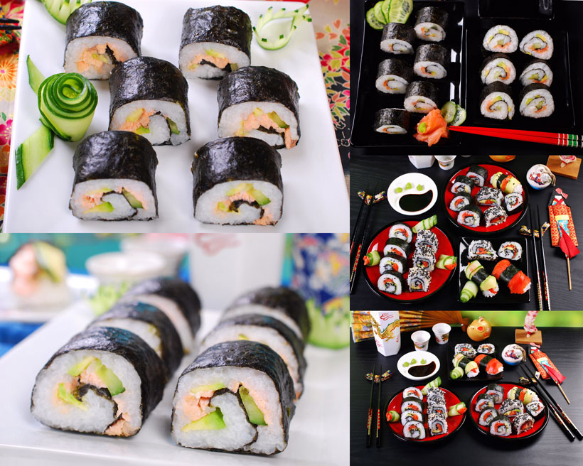 日本寿司食物展示摄影高清图片