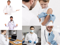 国外医生疫苗摄影高清图片
