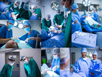 手术台职业医生摄影高清图片