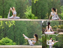 瑜伽健身女性写真拍摄高清图片