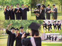 大学生毕业季拍摄高清图片