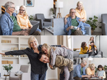 外国幸福家庭人物拍摄高清图片