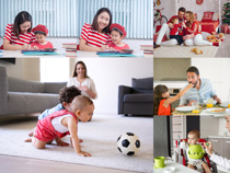 国外家庭室内人物摄影高清图片