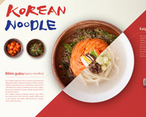 韩国早餐食物主题海报PSD素材