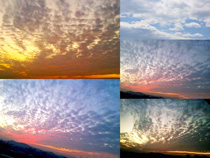漂亮的天空云朵拍攝高清圖片