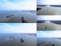 大運河航道風光拍攝高清圖片