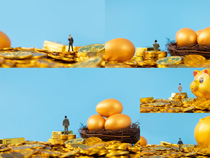 貨幣經濟金融合作拍攝高清圖片
