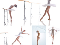 跳芭蕾的美女摄影高清图片