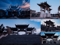 旅游古城東山景區拍攝高清圖片
