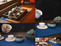 茶道文化藝術攝影高清圖片