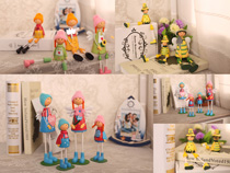 小陶瓷玩偶藝術品攝影高清圖片