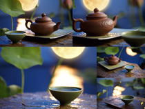 茶具傳統文藝拍攝高清圖片