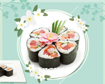 日式料理寿司美食广告PSD素材