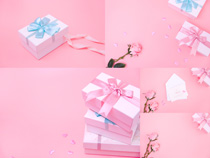 情人節愛情禮物盒拍攝高清圖片