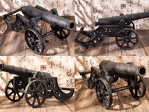 古代大炮兵器展示拍攝高清圖片