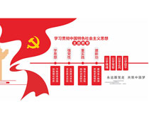 新时代中国特色社会主义思想主题教育文化墙