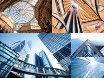 現代建筑大廈拍攝高清圖片