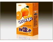 鲜橙汁包装设计