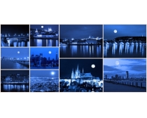 都市夜景图片素材