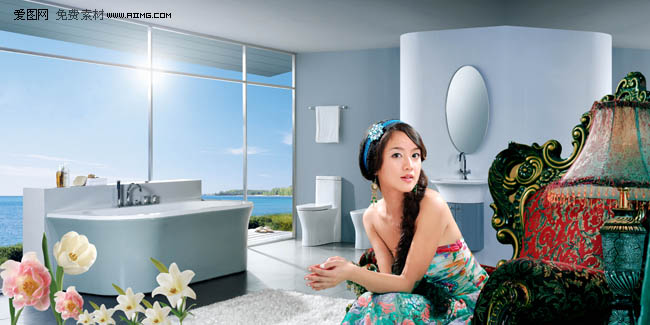 卫浴广告设计素材