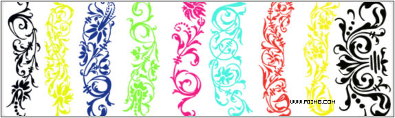 Ʊˢ-Flower Ornaments Brushes