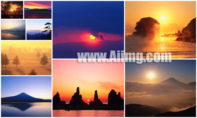 10张朝阳风景高清图片