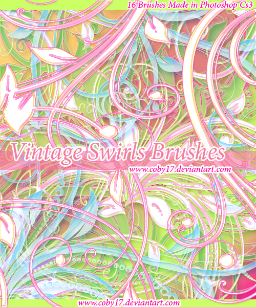 װλƱˢ(Vintage Swirls Brushes)