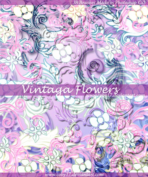 ƻˢ(Vintage Flowers Brushes)