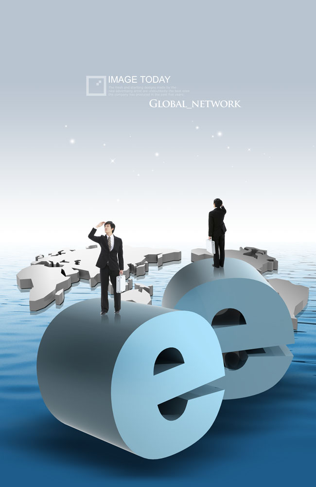 全球E网时代科技PSD素材