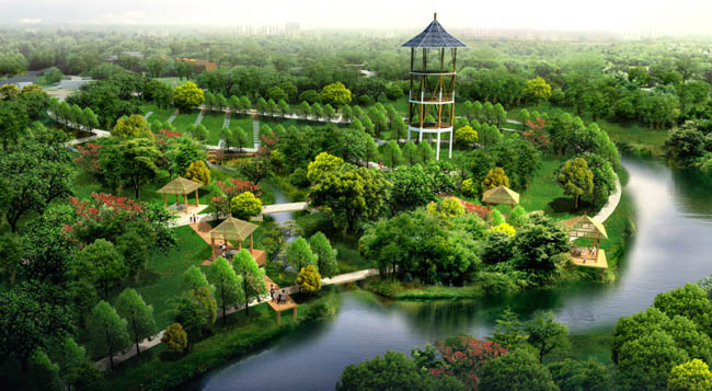 关键字:鸟瞰素材建筑效果图鸟瞰素材园林绿化爬藤喷泉背景植物群植物