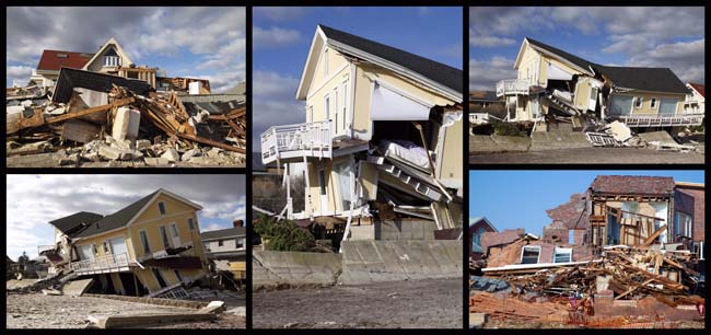 倒坍的建筑房屋高清图片 - 爱图网设计图片